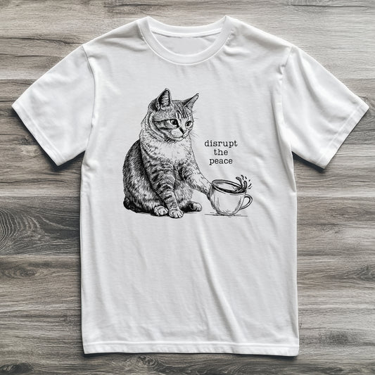 Disrupt The Peace Kitten T-Shirt