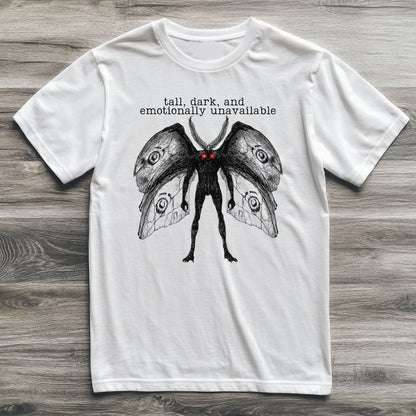 Mothman Emotionally Unavailable Cryptid T-Shirt