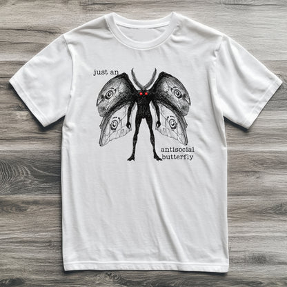 Mothman Antisocial Butterfly Cryptid T-Shirt